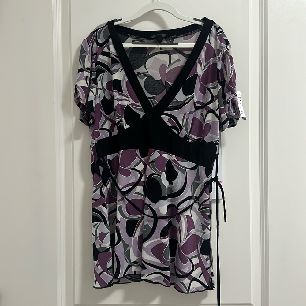 Vintage Y2K Purple B Wear Byer California Top